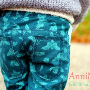 eBook - "AnniNanni Allwetterhose" - Hose - AnniNanni - Jeanshose, Leinenhose, Softshellhose, Outdoorhose, Cargohose, Pumphose, Knickerbocker, Schlaghose, Jogginghose, kurze Hose, lange Hose - Nähen - Kinder - Mädchen - Jungen - Schnittmuster - Glückpunkt.