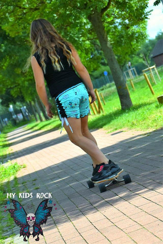 eBook - "Summerbüx Ilvy Teens" - kurze Hose mit Tunnelzug und Raffung für Kinder/Mädchen/Teens/Teenies - Mahalu Design ehemals Nana von Helden und Glitzerwölkchen - Nähen - Sommer - Glückpunkt.