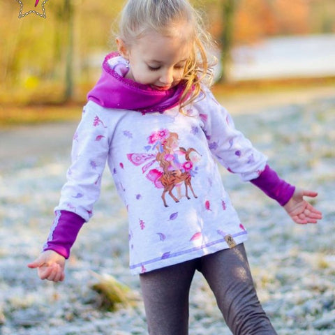 eBook - Mädchen Hoody - Pulli - Hoodie  - Kinder - Nähen - AnniNanni - Nähen für Mädchen - Herbst/Winter - Glückpunkt.