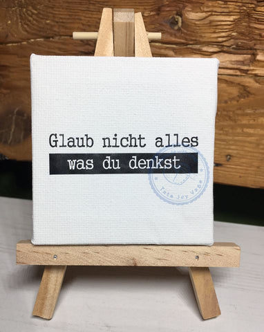 Plotterdatei "Glaub nicht alles was Du denkst" B.Style - 1 Einzelmotiv SVG, DXF und PNG Ich bin im Einklang mit mir selbst... Bei diesem Motiv können je nach Grösse ein paar Details beim plotten oder entglittern verloren gehen - macht aber im gesamt Bild nichts aus. - Plotten für Erwachsene - Damen/Herren - Plotter - Plottdatei - Plotterei - Plottmotiv - Glückpunkt.