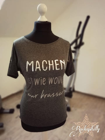 Plotterdatei "Machen ist wie wollen - nur krasser" B.Style - 1 Einzelmotiv SVG, DXF und PNG Motivation - Spruch - Zitat - Sprichwort - Plotten für Erwachsene - Damen/Herren - Plotter - Plottdatei - Plotterei - Plottmotiv - Glückpunkt.