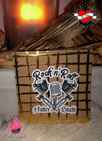 Plotterdatei "Rock'n Roll" B.Style - 1 Einzelmotiv SVG, DXF und PNG - Ein Slogan der zum ein- oder mehrfarbigen plotten geeignet ist - Plotten für Erwachsene - Damen/Herren - Plotter - Plottdatei - Plotterei - Plottmotiv - Rockn Roll/Rockstar/Rock/Rockmusik/Rock-Musik/Grunge/Rocker/Rockig/Mircros/Singen/Band/Stahl/Punk - Glückpunkt.