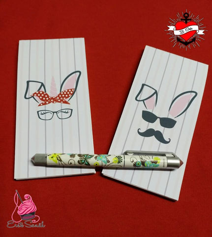 Plotterdatei "Hasenpaar" B.Style - Kombidatei - Hase und Hasihorn SVG, DXF und PNG Motivation - Einhorn - Hase -Ostern - Sonnenbrille - Brille - Schlappohr - Cool - Bart - Schnurbart - Vorbereitet für mehrfarbiges Plotten - Plotten für Erwachsene und Kinder - Damen - Plotter - Plottdatei - Plotterei - Plottmotiv - Glückpunkt.