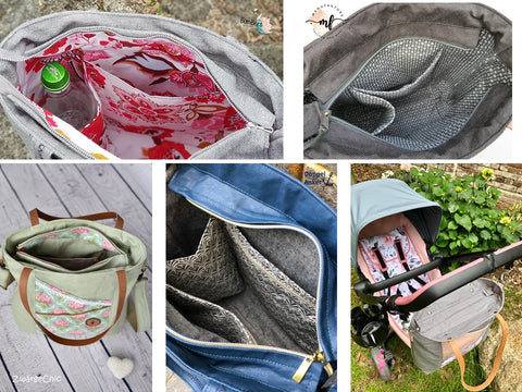 eBook "Taniia Bag" Tasche/Damentasche von Unikati-Jede Naht ein Unikat. Anleitung & Schnittmuster. Taniia Bag ist mit ihrer Größe 35cm/36 cm/12 cm (H/B/T) der perfekte Begleiter für den Alltag, ob im Büro oder bei Deiner Shoppingtour oder als Wickeltasche ist sie einsetzbar. Durch ihre Henkel kannst du die Taniia Bag als Shopper über dem Arm oder mit den Taschenriemen und dem Schultergurt als Schulter- oder Umhängetasche tragen. Nähen Damen Taschen & Täschchen Handtasche/Weekender - Glückpunkt.