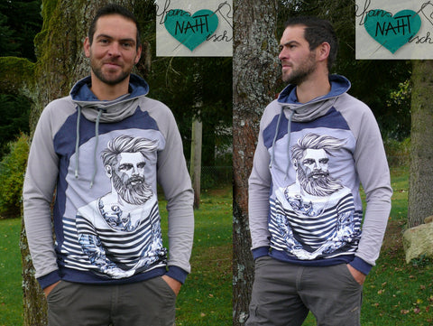 eBook - "Mailo" - Hoodie - Drei eMs - Glückpunkt. Shop - Raglan - Pullover