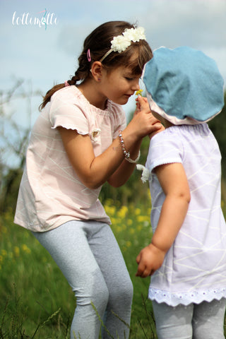 eBook - Sommer Top Marie - Ganzjahresschnitt - Baukasten-System - Top/Shirt/Kleid - Kinder - Nähen - Mahalu Design - Glückpunkt.