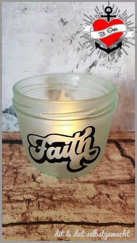 Plotterdatei - "Faith" - B.Style - Glückpunkt.