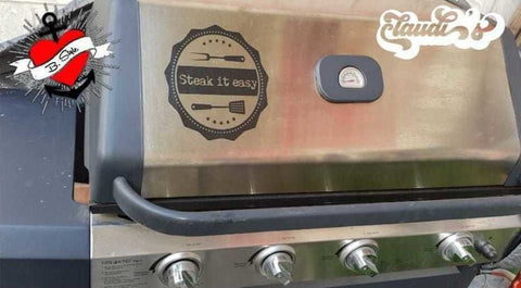 Plotterdatei "Grillen" B.Style - Set SVG, DXF und PNG Motivation -Insgesamt 7 Dateien in einem Set für alle Grillmeister  - Steak it easy - Grill ´em all - Kann Spuren von Grillfleisch enthalten - Ich grill Fleisch/Fisch/Gemüse - Rinderfilet krümelt nicht - Mein Grill meine Regeln - Born to grill - Zitat - Sprichwort - Plotten für Erwachsene - Damen/Herren/Frauen/Männer - Echte Kerle - Griller - Geschenk - Plotter - Plottdatei - Plotterei - Plottmotiv - Glückpunkt.