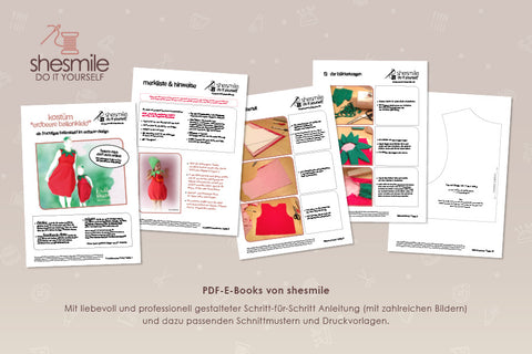 eBook - "Erdbeere-Ballonkleid" - Shesmile, Do it yourself - Glückpunkt.