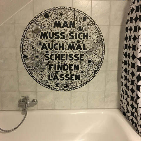 Plotterdatei "Scheiße finden lassen" B.Style - 1 Einzelmotiv SVG, DXF und PNG Man muss sich auch mal Scheisse finden lassen! Bei diesem Motiv können je nach Grösse ein paar Details beim plotten oder entglittern verloren gehen - macht aber im gesamt Bild nichts aus. - Plotten für Erwachsene - Damen/Herren - Plotter - Plottdatei - Plotterei - Plottmotiv - Glückpunkt.