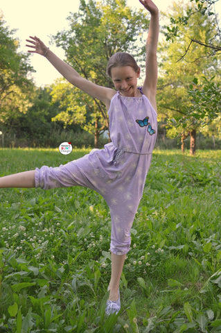 Nähen - eBook - Jumper, Jumpsuit, Overall - Breezy - Nipnaps - Jersey - Dandelion - Pusteblume - Baumwollkordel Hanni - Perlen - Glückpunkt.