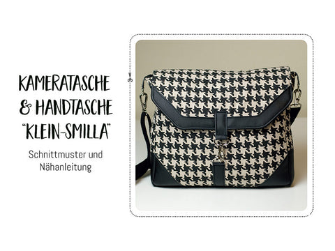 eBook - "Klein-Smilla" - Kameratasche/Handtasche von Kreativlabor Berlin - inkl. Anleitung mit Schnittmuster, Kamera-Tasche - Taschen nähen - Größe von 30 cm x 26 cm x 10 cm und ist durch ihre Bodenpolsterung und den herausnehmbaren Kameraeinsatz ideal geeignet als Kameratasche. In dem eingenähten Innenfach findet außerdem ein Notebook (13”) oder Tablet Platz. Durch die beiden Reißverschlussfächer ist auch Kleinkram, wie USB-Sticks und Speicherkarten, gut verstaut. Wickeltasche - Glückpunkt.