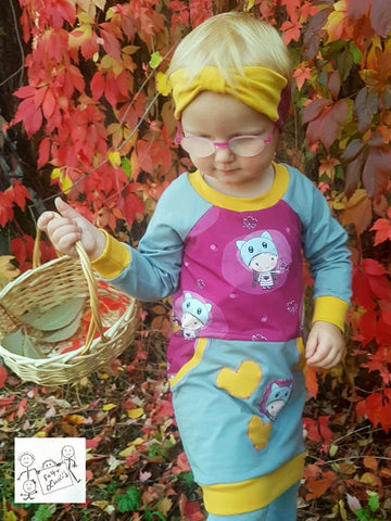 eBook - "Josefina Kids" - Kleid - Jerseykleid - Prinzessin Farbenfroh - Glückpunkt.