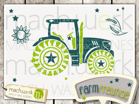 Plotterdatei - "Farmfreunde" - mach.werk design - Glückpunkt.