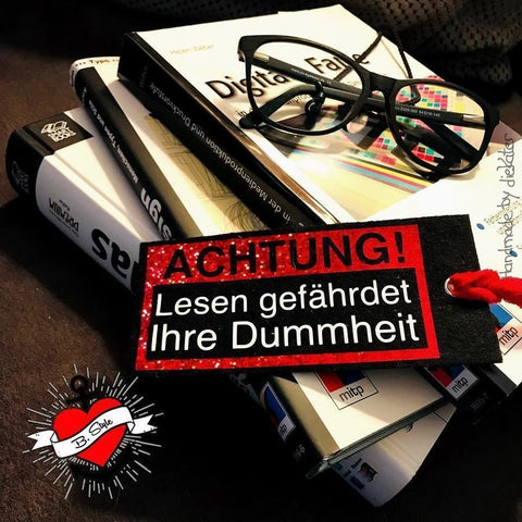 Plotterdatei - "Achtung" - B.Style - Glückpunkt.