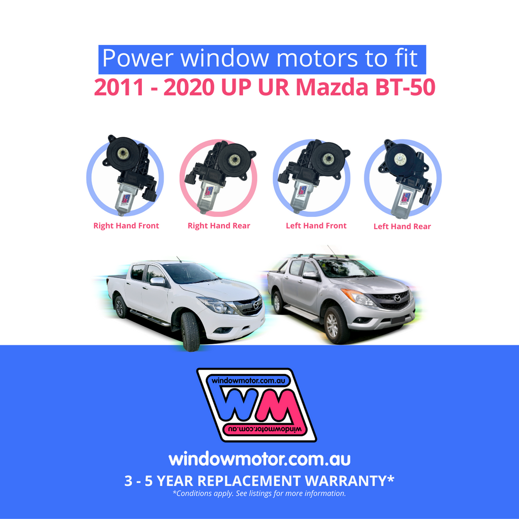 Window motor replacement's for Mazda UP UR BT-50 (2011 - 2020).