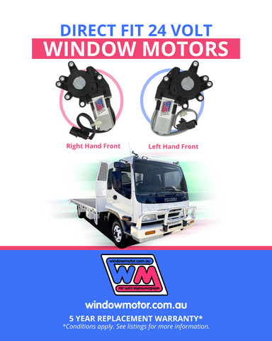 Isuzu F Series Truck compatible window motors.