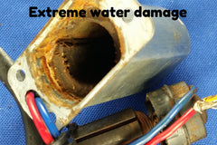 Extreme water damage to Aftermarket Power Window Motor