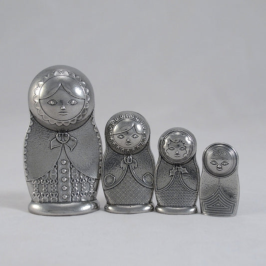 Cat Spoons Family of Cats Pewter Measuring Spoons 