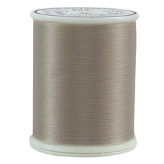 spool of grey polyester bottom line thread