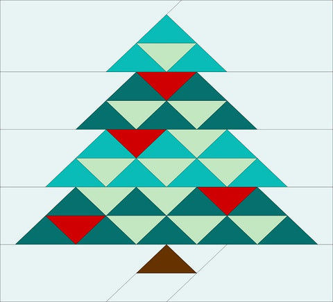 christmas tree quilt block