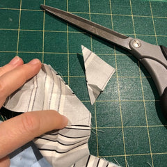 trim seam allowance
