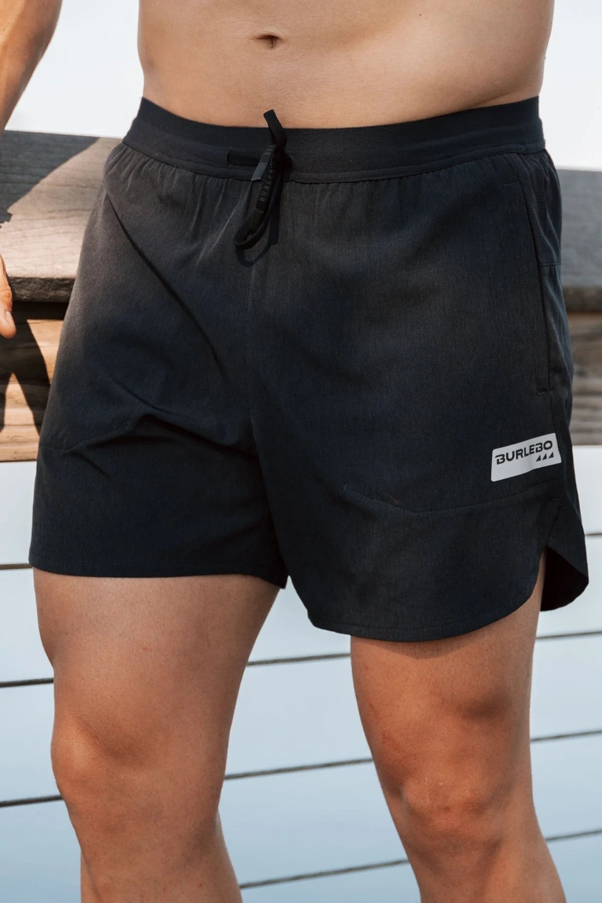 Burlebo Black Men’s Training Shorts