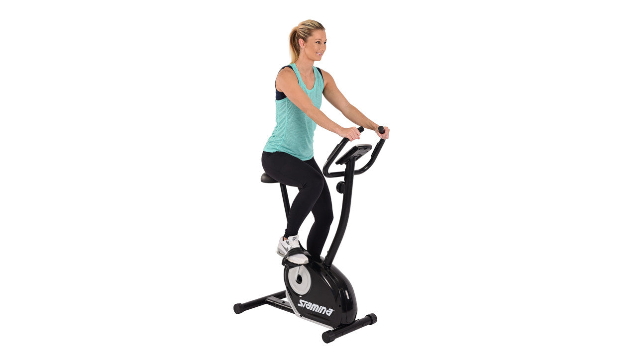 magnetic upright exercise bike