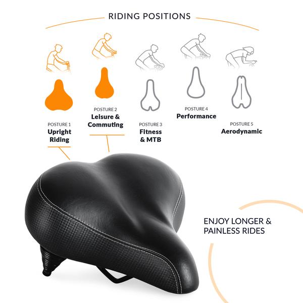 comfortable bicycle seats for women
