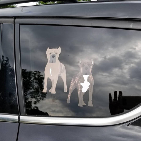 Cane Corso car decal dog breed drawn by Frenchiestore