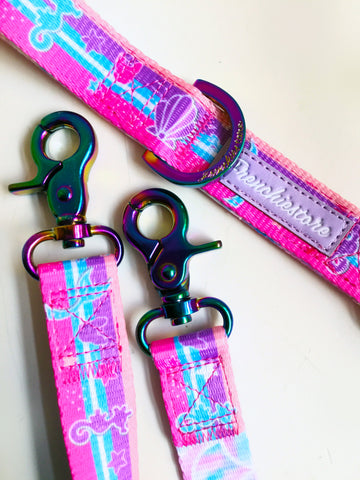 unicorn magical dog leash made by frenchiestore