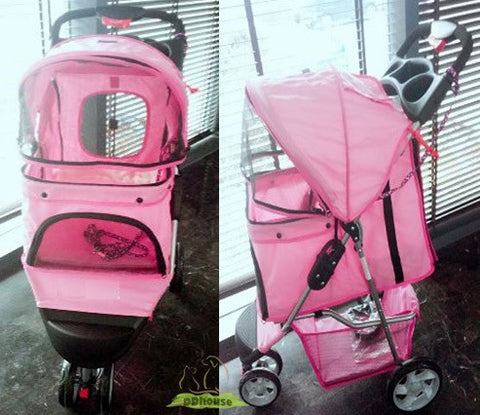 3 wheel pet stroller for dog and cats 