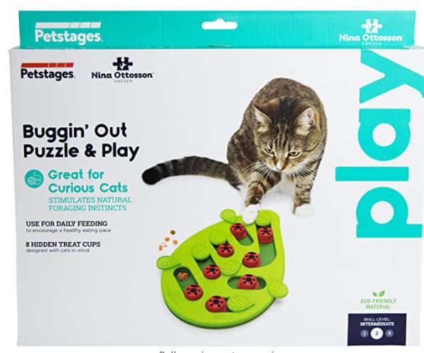 Engage your cat's mind and satisfy their natural instincts with Smarty Paws 9 Grip Interactive IQ Cat Toys. Crafted from premium solid wood, these eco-friendly toys feature a versatile design with multiple holes for endless play possibilities. Stimulate your cat's cognitive skills, encourage exercise, and provide stress relief with this durable and engaging toy. Perfect for cats of all ages and sizes, Smarty Paws offers hours of fun while promoting mental and physical well-being