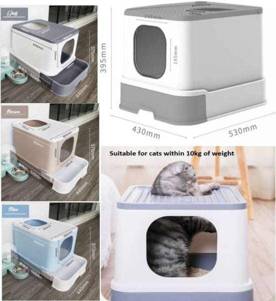 NO MESS CAT LITTER BOX