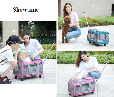 Perfect Pet Trolley Bag Rolling Carrier