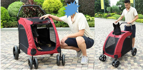 Pet Gear Expedition Pet Strollers for senior dogs Large Dogs up to 55kg