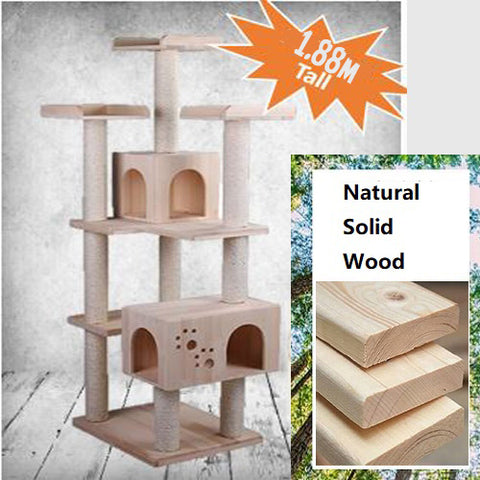 Cat trees are perfect alternative to prevent your cat from jumping onto your furniture, and at the same time they allow cats to have fun, exercise, and feel safe and confident.