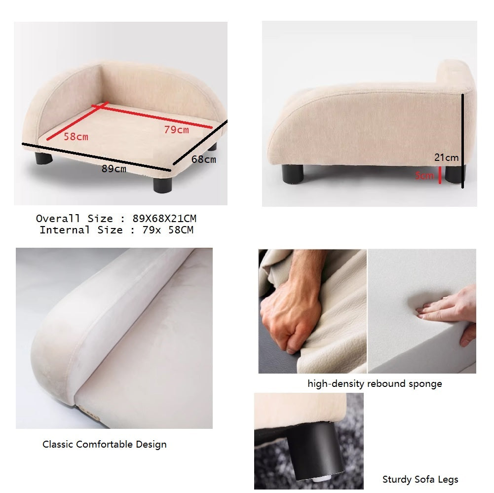 generously proportioned pet sofa bed designed for maximum comfort and relaxation