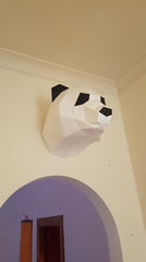 paper animal sculpture, panda