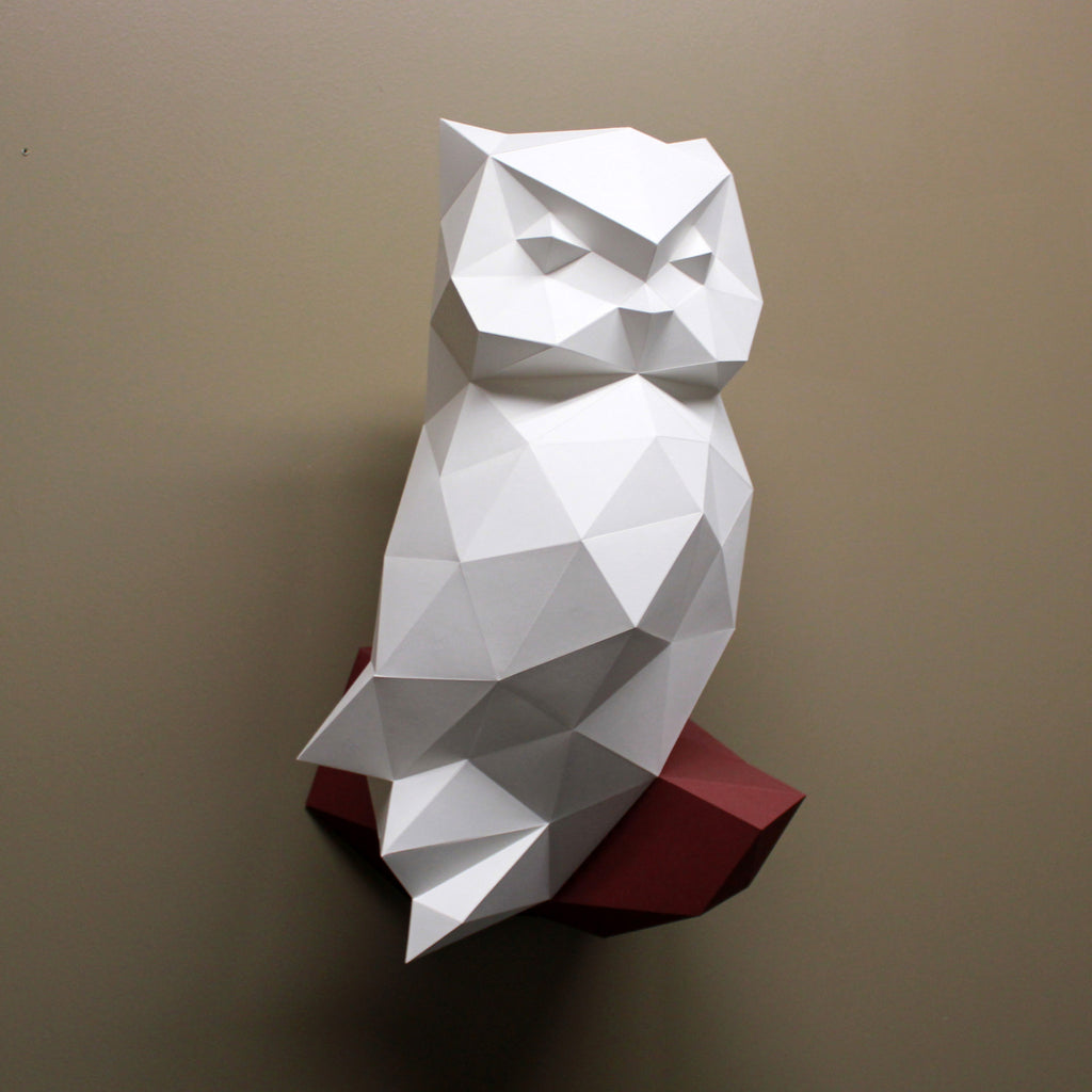 James the Owl | DIY Paper Sculpture Kit - Resident