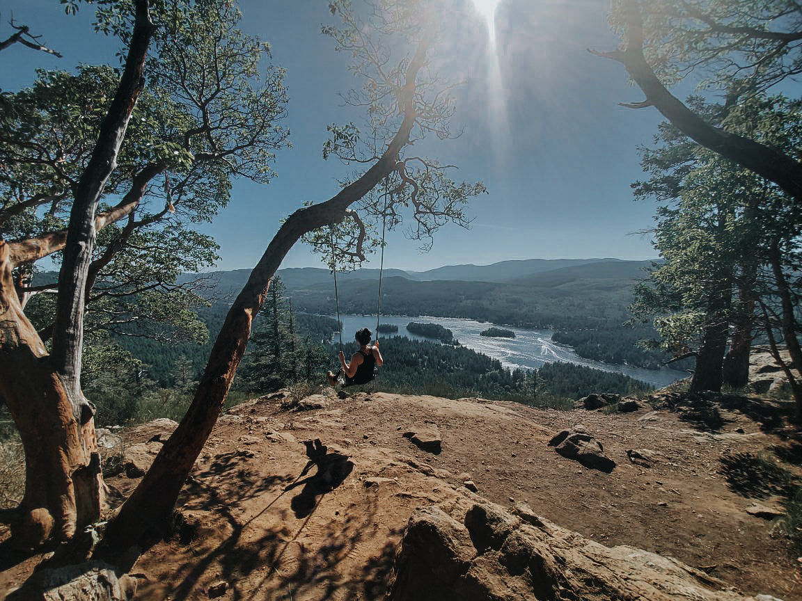 Old Baldy Mountain Hike Swing