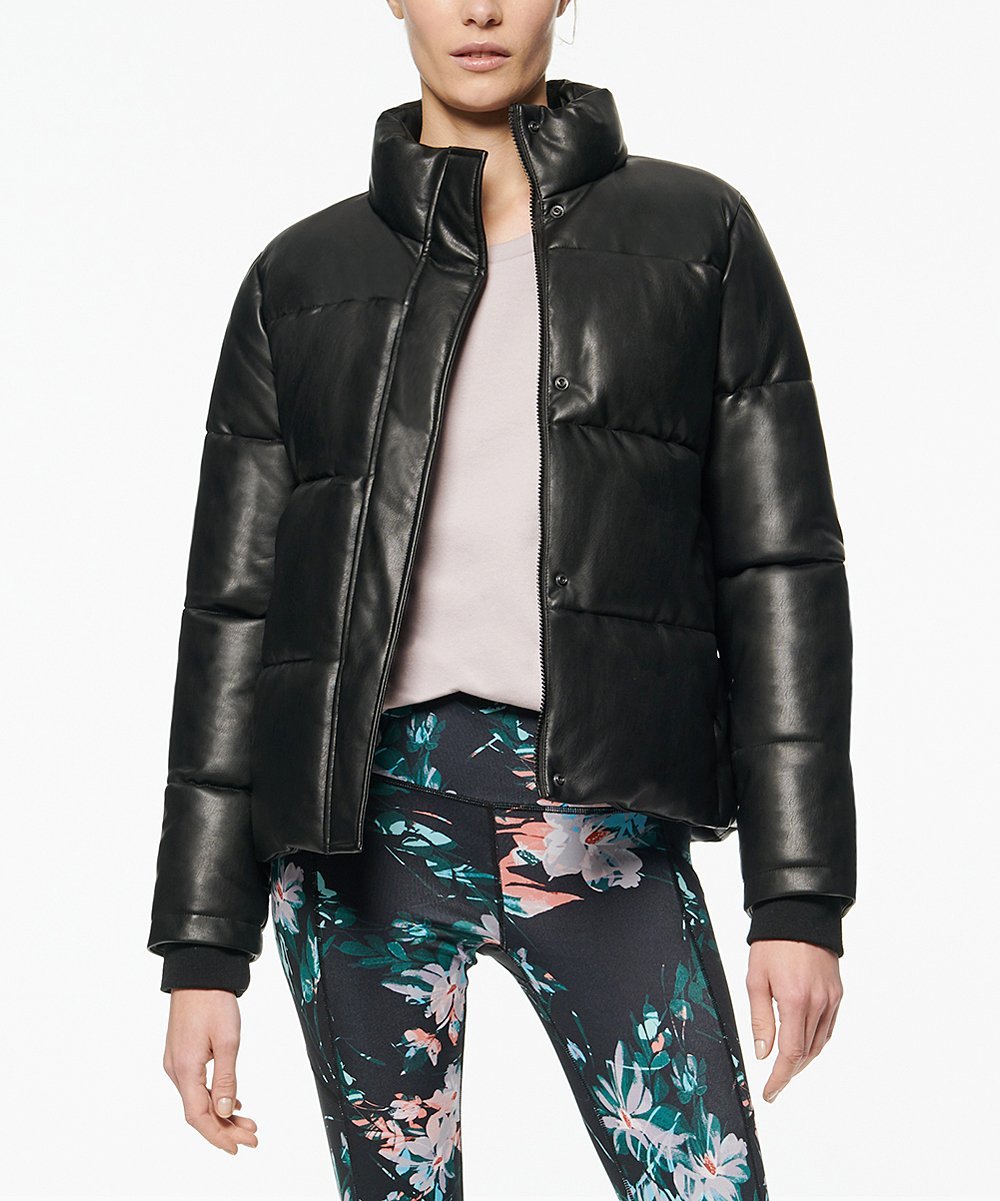 Marc New York Women's Long Sleeves Puffer Jacket | Black - XL