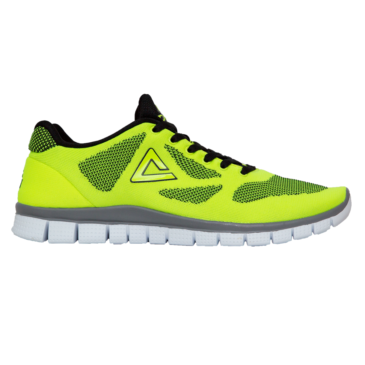 neon running shoes