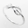 Infinity Knot Ring in Polished Sterling Silver. Wholesale Sterling Silver Rings.