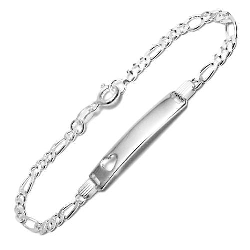 boys id bracelet sterling silver