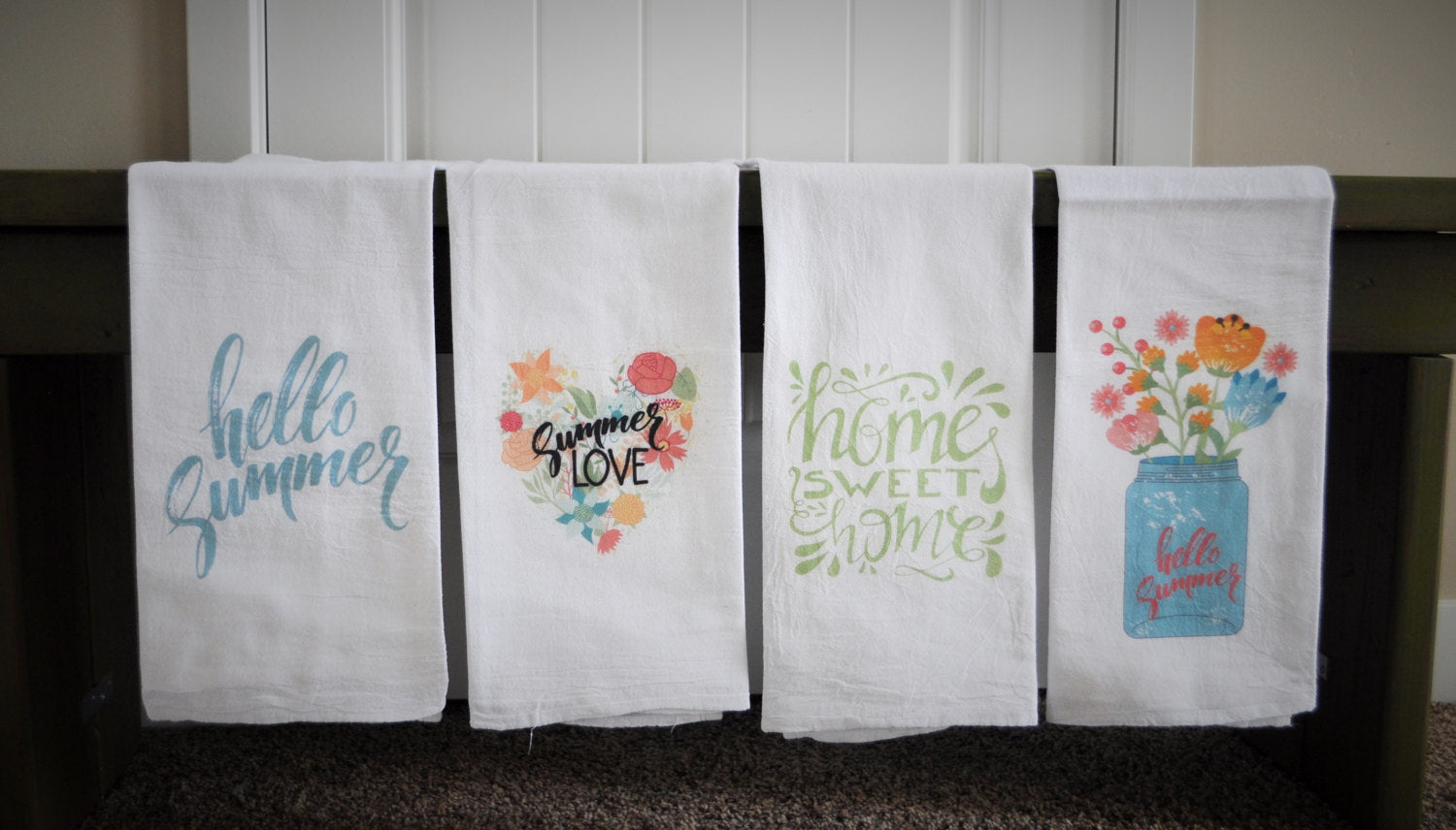 summer dish towels