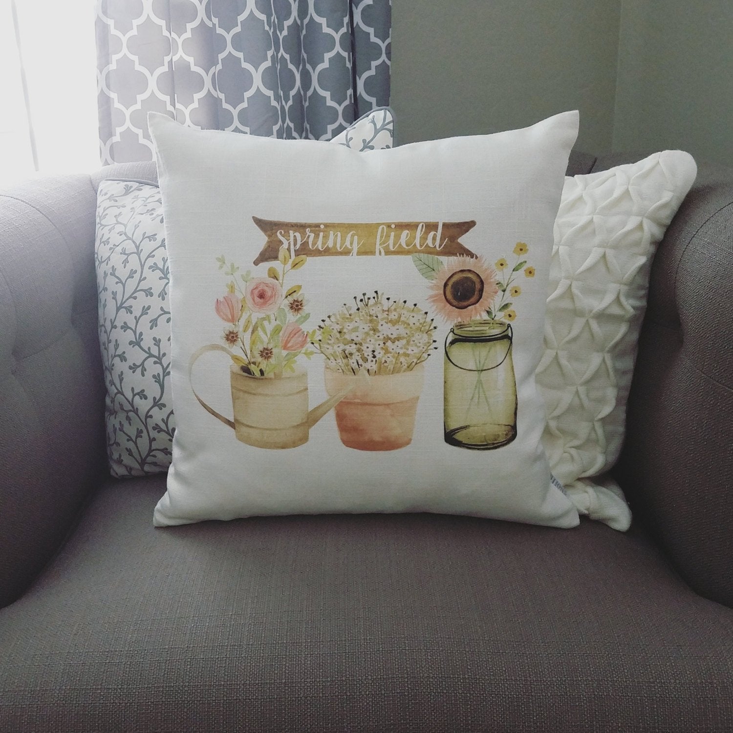 spring pillow covers 18x18