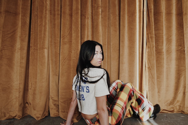 girl sitting on floor