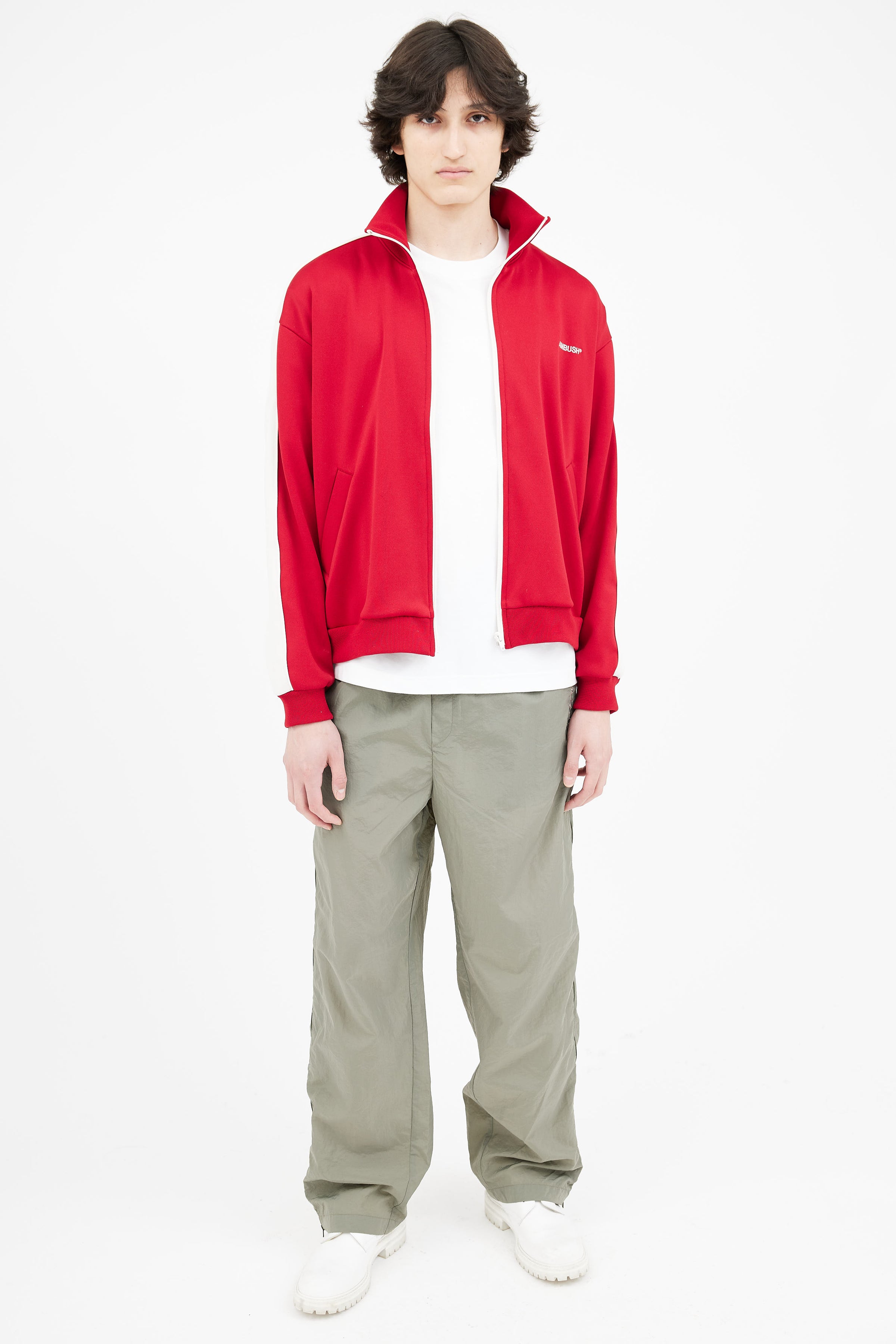 シルバーピーチ AMBUSH 18SS Track Shirt Jacket - 通販 - www