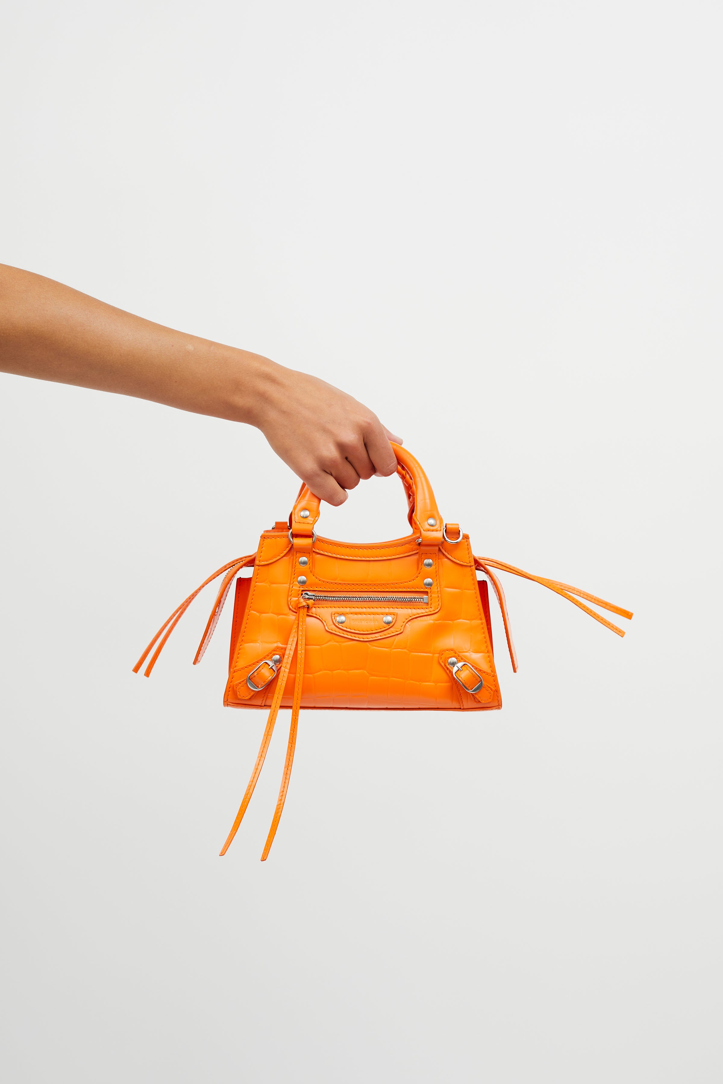 Balenciaga Neo Classic Nano Bag in Orange  Lyst
